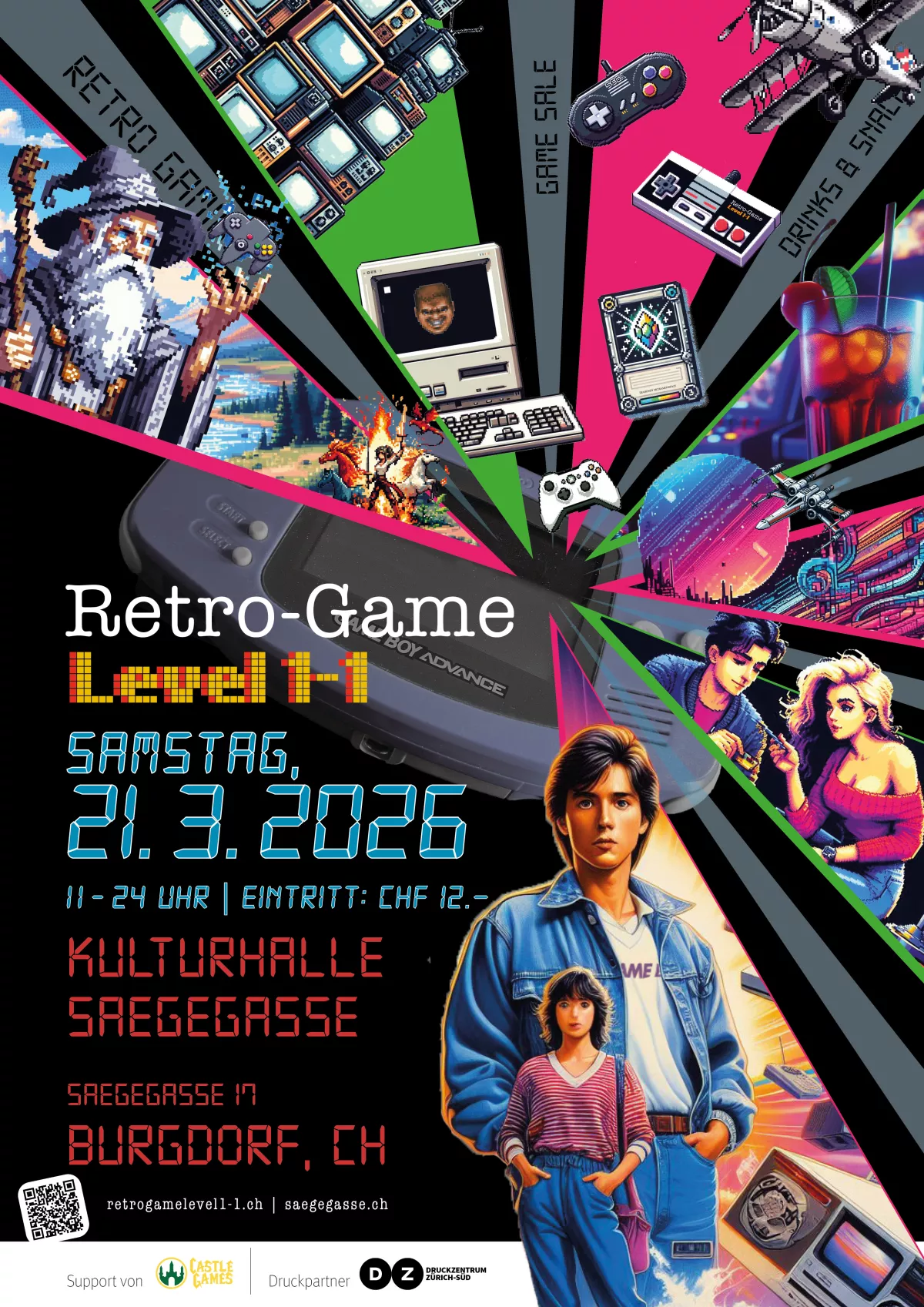 Retro Game Level 1-1